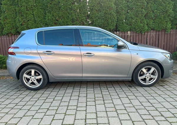 Peugeot 308 cena 38500 przebieg: 67000, rok produkcji 2015 z Warszawa małe 172